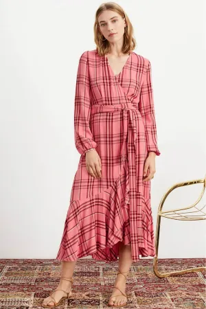 Anissa Frill Wrap Dress