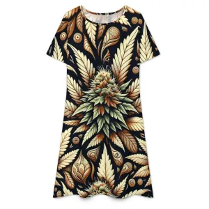 Batik Bliss T-Shirt  Dress