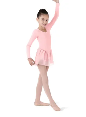 Bloch Girls Long Sleeve Skirted Leotard - CL5309