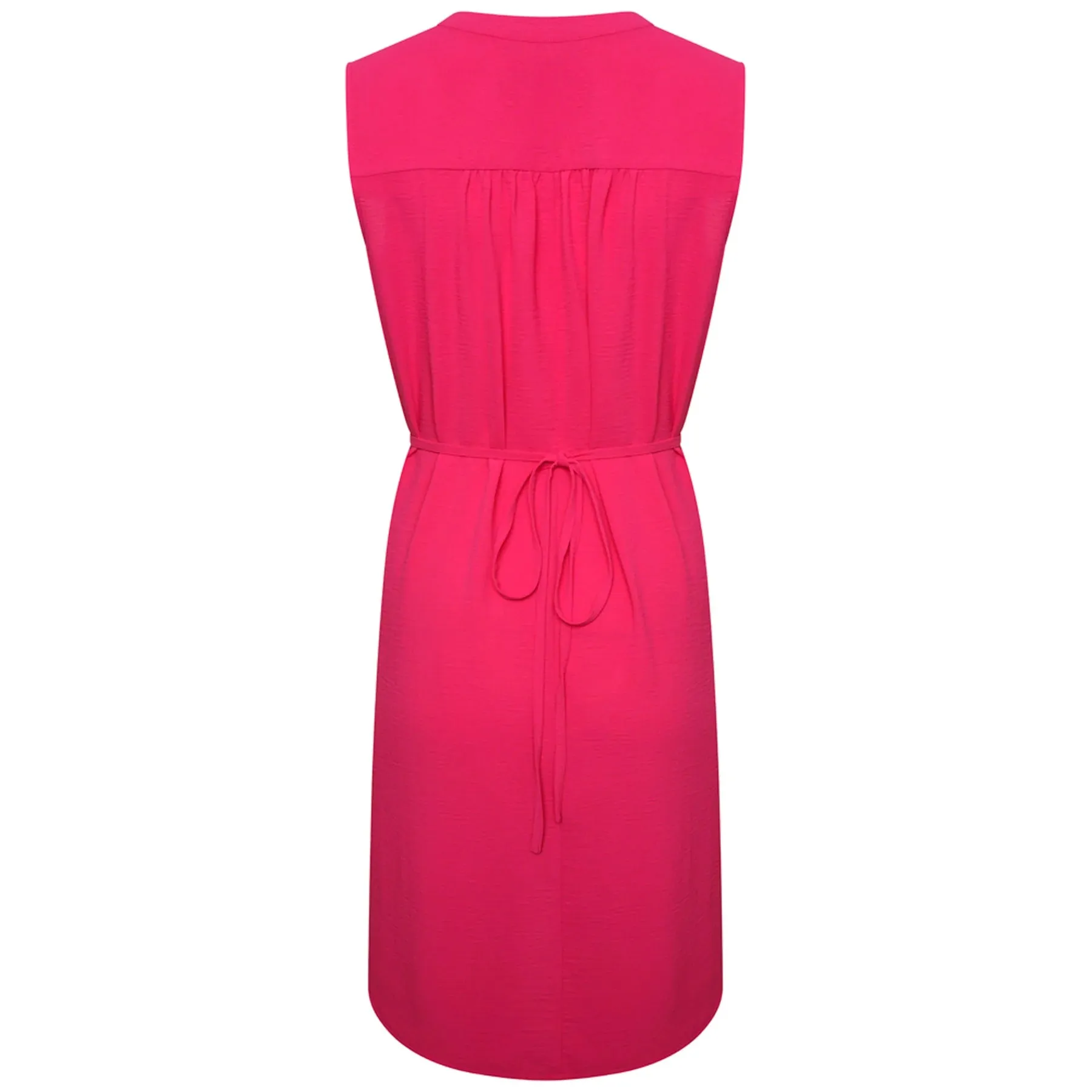 EMRECO Hot Pink Sleeveless Midi Dress