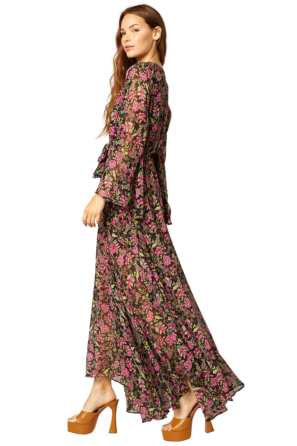 Misa - Gia Dress in Flora Fuschia