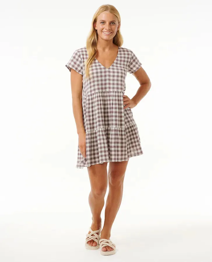 PREMIUM SURF CHECK DRESS