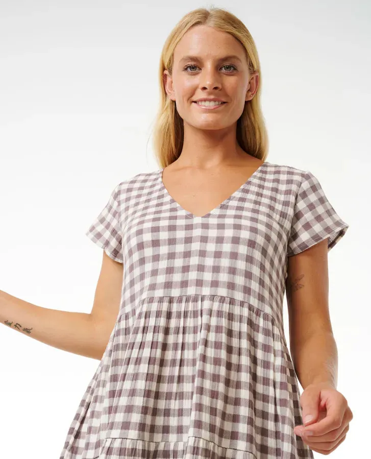 PREMIUM SURF CHECK DRESS