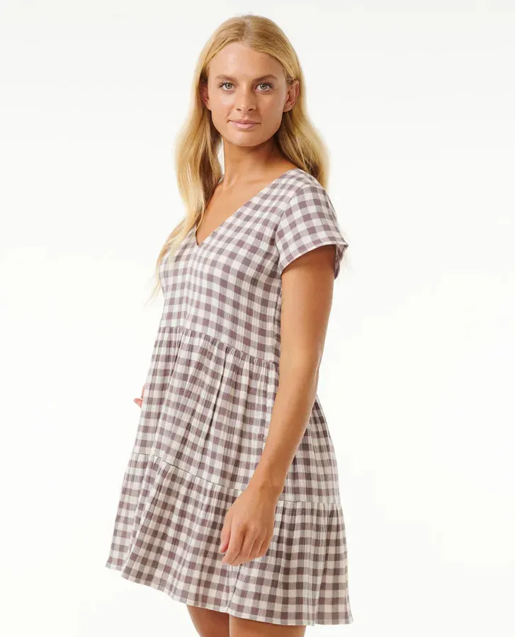 PREMIUM SURF CHECK DRESS