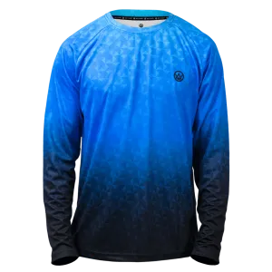 Triangulation Cobalt Long Sleeve MTB Jersey