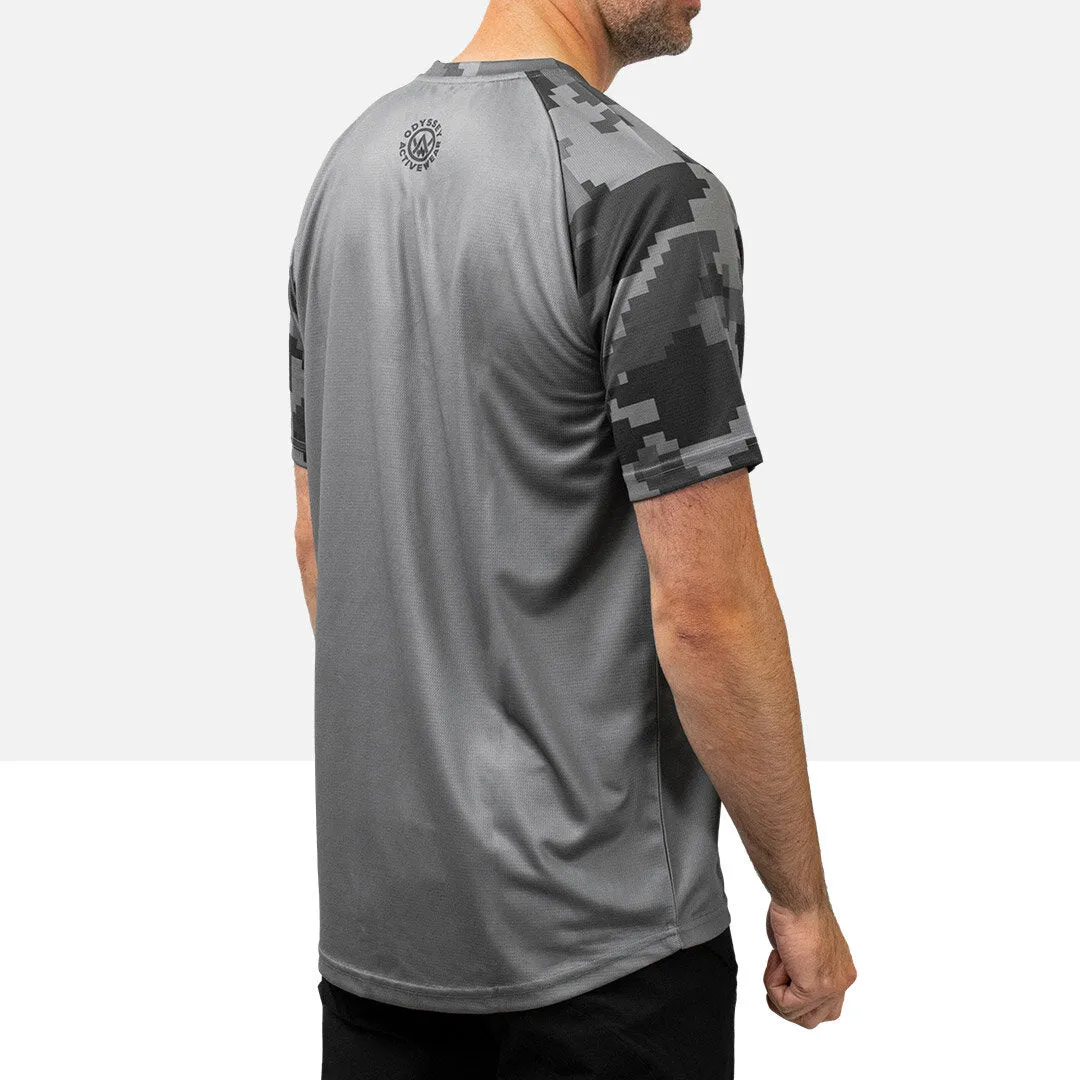 Urban Digital Camo Short Sleeve MTB Jersey (Sleeves Only Design)