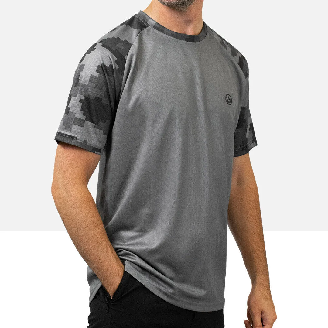 Urban Digital Camo Short Sleeve MTB Jersey (Sleeves Only Design)