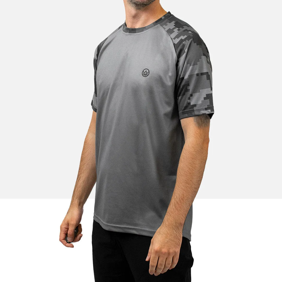 Urban Digital Camo Short Sleeve MTB Jersey (Sleeves Only Design)