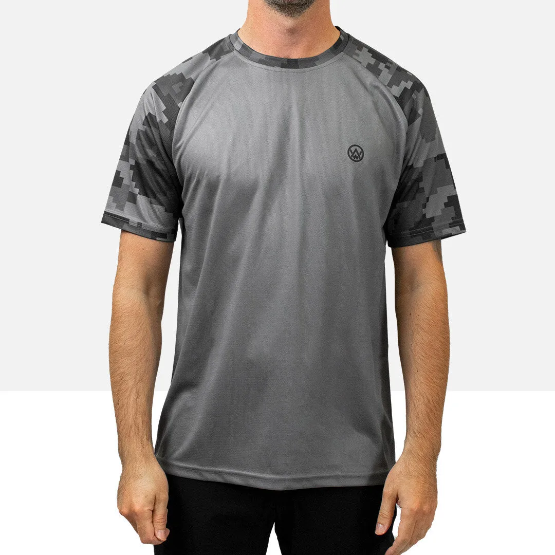 Urban Digital Camo Short Sleeve MTB Jersey (Sleeves Only Design)