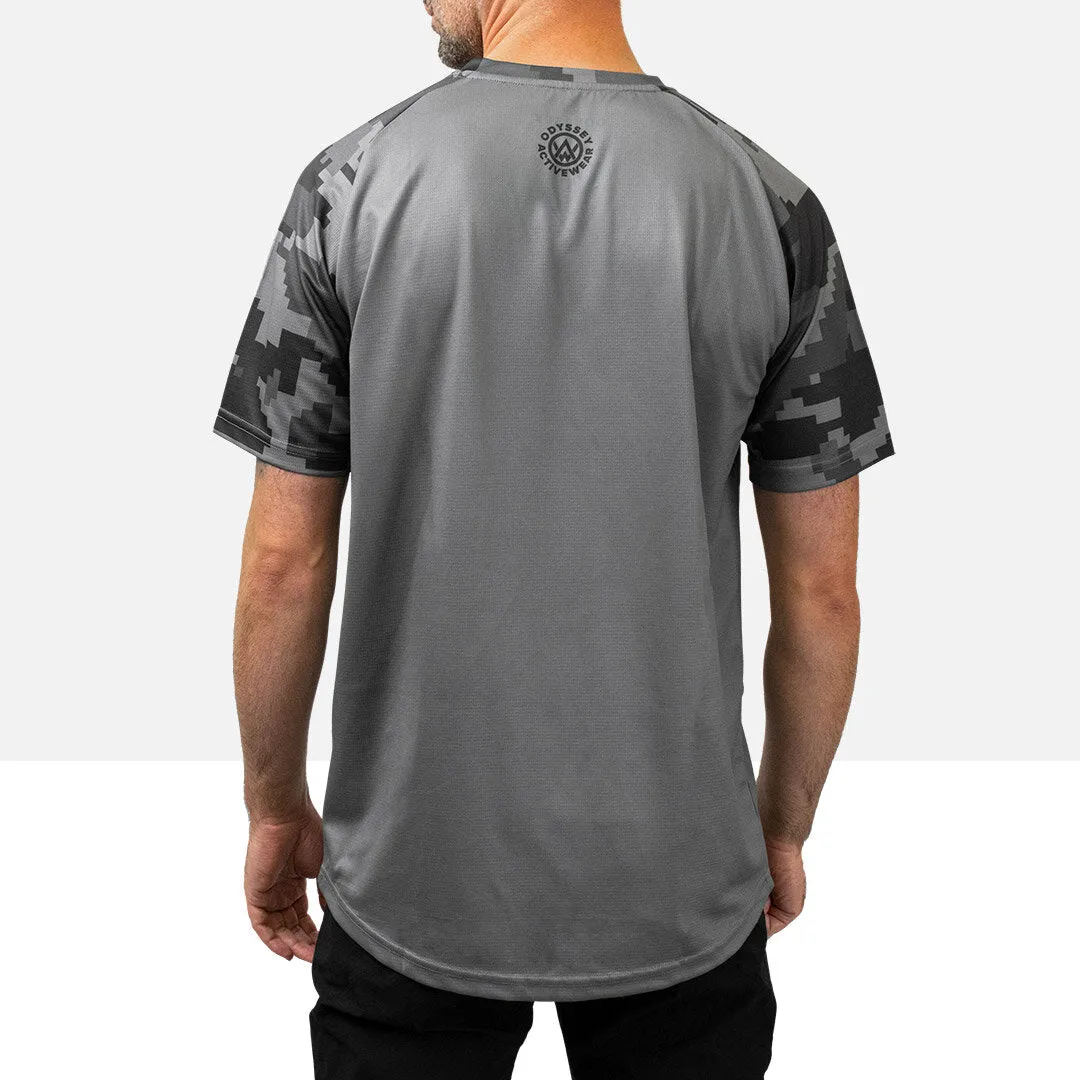 Urban Digital Camo Short Sleeve MTB Jersey (Sleeves Only Design)